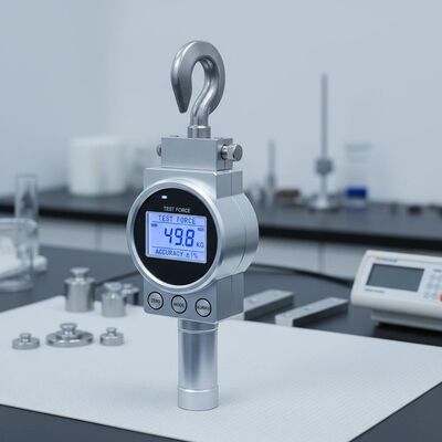 ±1%試験力精度と0.001mm変位測定を備えた50kg容量引張試験機、精密引張強度試験用